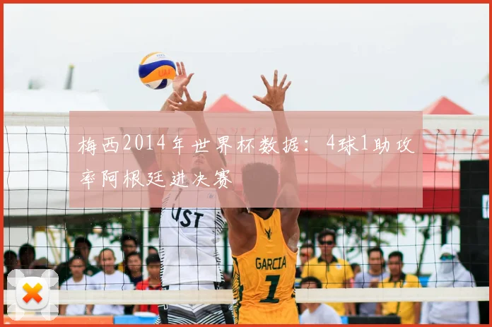梅西2014年世界杯数据:4球1助攻率阿根廷进决赛